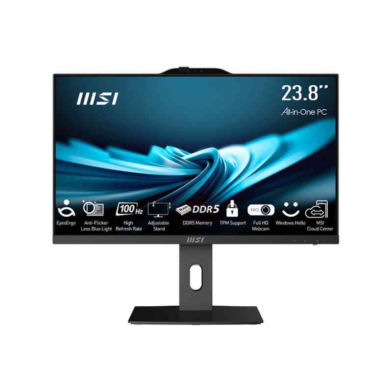 MSI Pro AP242P 14M-622IT All-in-One PC Intel® Core™ i7 i7-14700 60,5 cm (23.8") 1920 x 1080 Pixel PC All-in-one 16 GB DDR5-SDRAM 512 GB SSD Windows 11 Pro Wi-Fi 6E (802.11ax) Nero