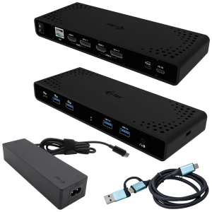 i-tec Universal Dual 4K Display Docking Station + Power Delivery 85W