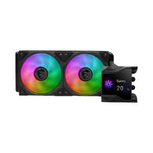 MSI MPG Coreliquid D240 Processore Kit di raffreddamento a liquido 12 cm Nero 1 pz
