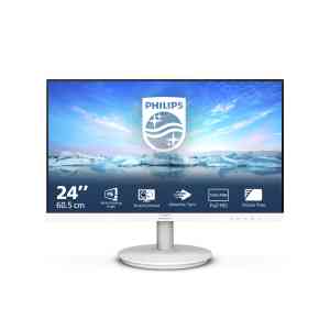 Philips V Line 241V8AW/00 Monitor PC 60,5 cm (23.8") 1920 x 1080 Pixel Full HD LCD Bianco