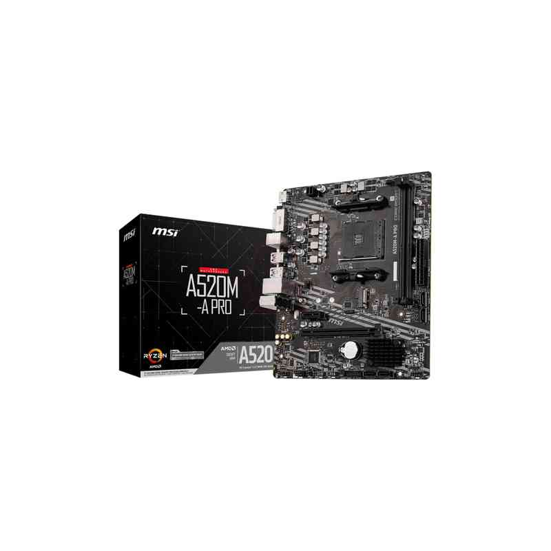 MSI A520M-A PRO scheda madre AMD A520 Socket AM4 micro ATX