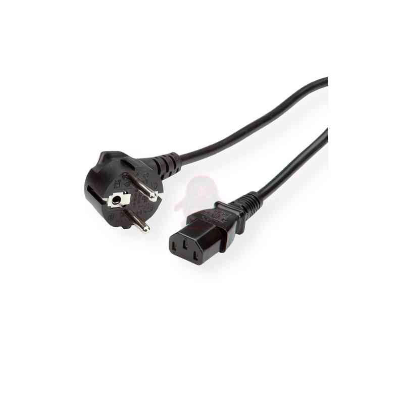 ROLINE GREEN CAVO POWER SCHUKO C13, LSOH ,1,8M , NERO