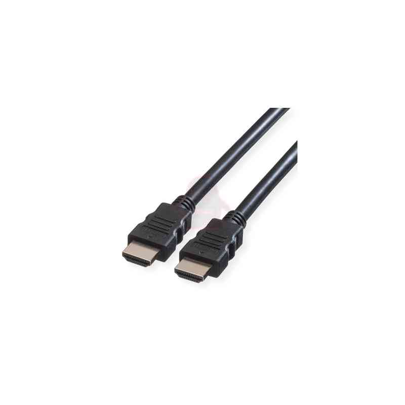 ROLINE GREEN CAVO HDMI HIGH SPEED CABLE, M/M, BLACK, 1M
