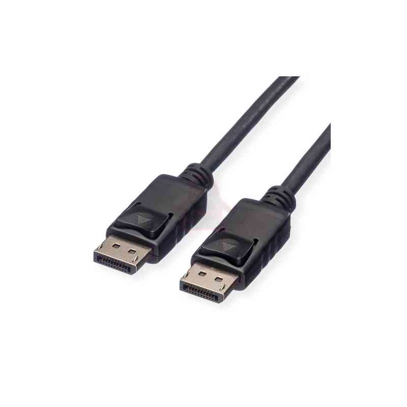 ROLINE GREEN CAVO DISPLAYPORT CABLE, DP - DP, M/M, BLACK, 1M