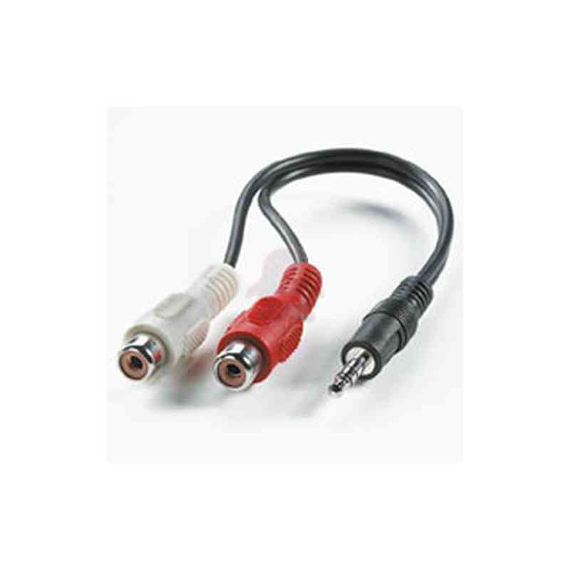 VALUE CAVO STEREO JACK 3.5MM (M) - CINCH (2X M), 0.2M