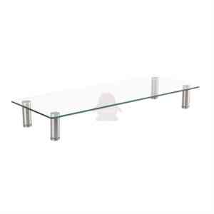 ROLINE STAND PER MONITOR IN VETRO, CON PIEDINI METALLICI AGGIUSTABILI