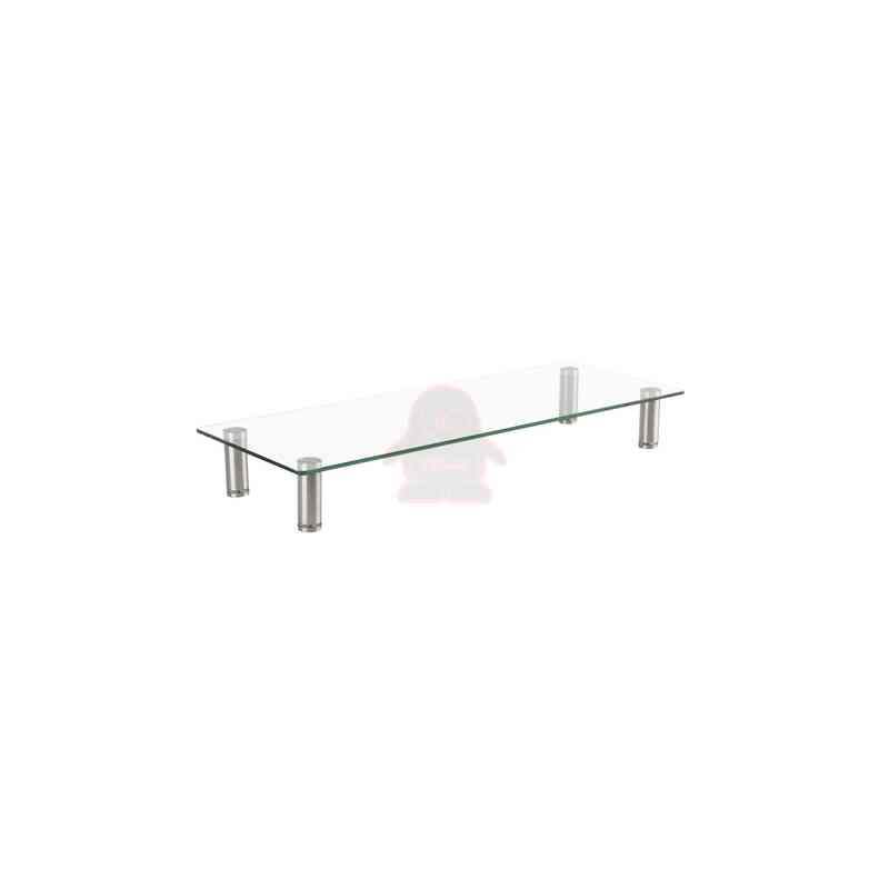 ROLINE STAND PER MONITOR IN VETRO, CON PIEDINI METALLICI AGGIUSTABILI