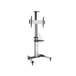 ROLINE CARRELLO TV ,PIVOT FUNCTION, 50 KG, 177.8CM, GRIGIO