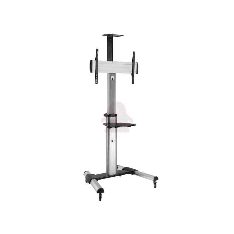 ROLINE CARRELLO TV ,PIVOT FUNCTION, 50 KG, 177.8CM, GRIGIO