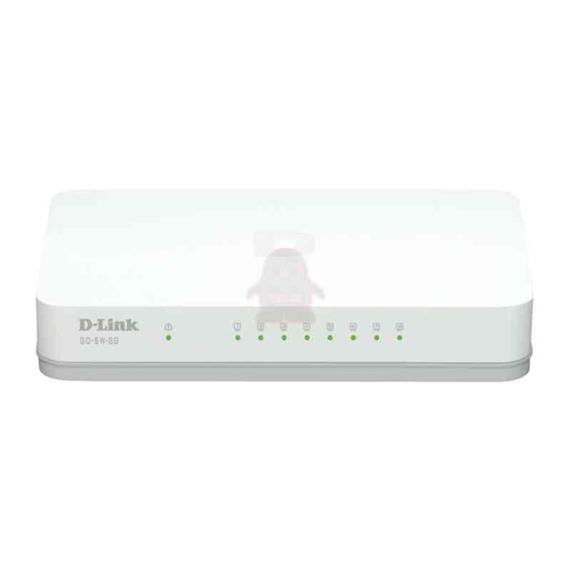 D-Link GO-SW-8G/E switch di rete Non gestito Gigabit Ethernet (10/100/1000) Bianco
