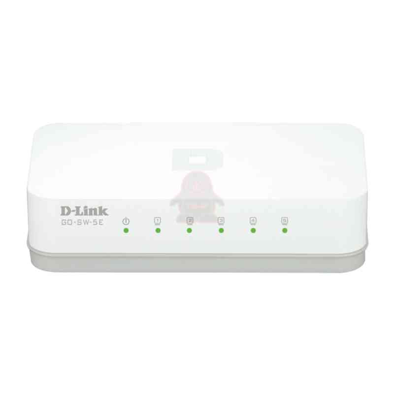 D-Link GO-SW-5E/E switch di rete Non gestito Fast Ethernet (10/100) Bianco