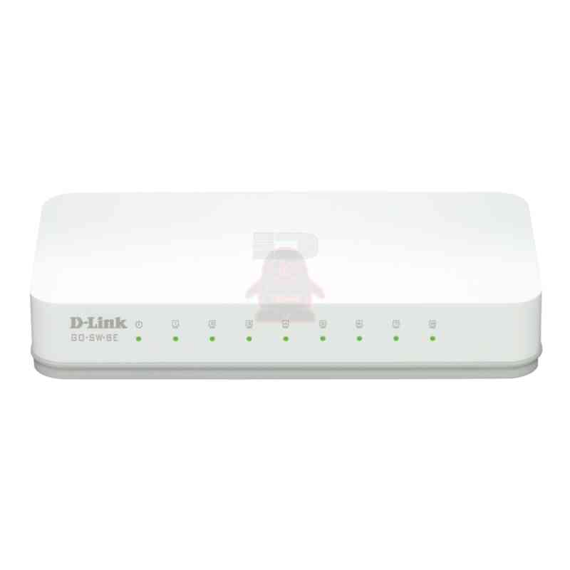 D-Link GO-SW-8E/E switch di rete Non gestito Fast Ethernet (10/100) Bianco