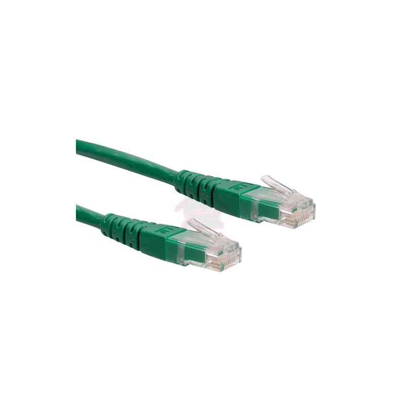 ROLINE CAVO UTP PATCHCORD CAT.6, CLASS E, VERDE, 3M