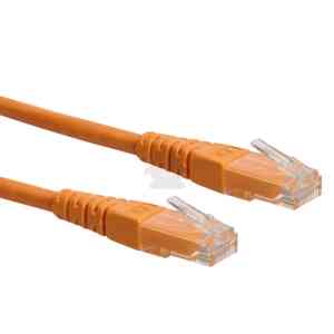 ROLINE CAVO UTP PATCHCORD CAT.6, CLASS E,ARANCIO, 5M