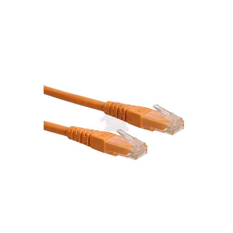 ROLINE CAVO UTP PATCHCORD CAT.6, CLASS E,ARANCIO, 5M