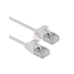 ROLINE CAVO DI RETE U/FTP DATACENTER PATCHCORD CAT.6A/CLASSE EA, LSOH, SLIM, GRIGIO, 0.15M