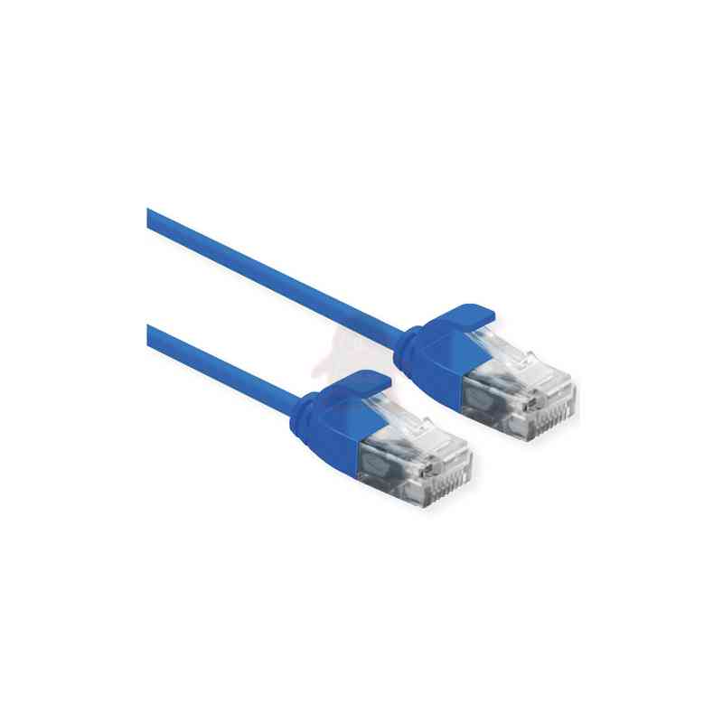 ROLINE CAVO UTP DATA CENTER PATCHCORD CAT.6A CLASS EA LSOH SLIM BLU 5M