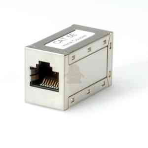 ROLINE ACCOPPIATORE MODULARE CAT5E CLASSE D STP RJ45 ARGENTO