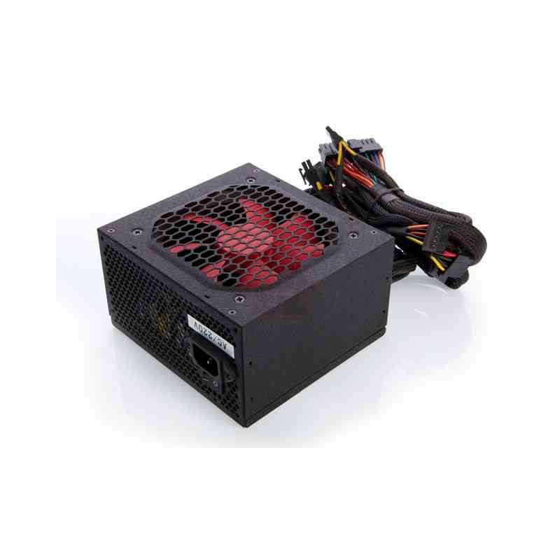 itek DESERT 550 alimentatore per computer 550 W 20+4 pin ATX ATX Nero, Rosso