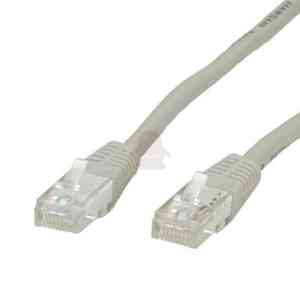 VALUE CAVO DI RETE UTP PATCHCORD CAT.6/CLASS E, GRIGIO, 1M