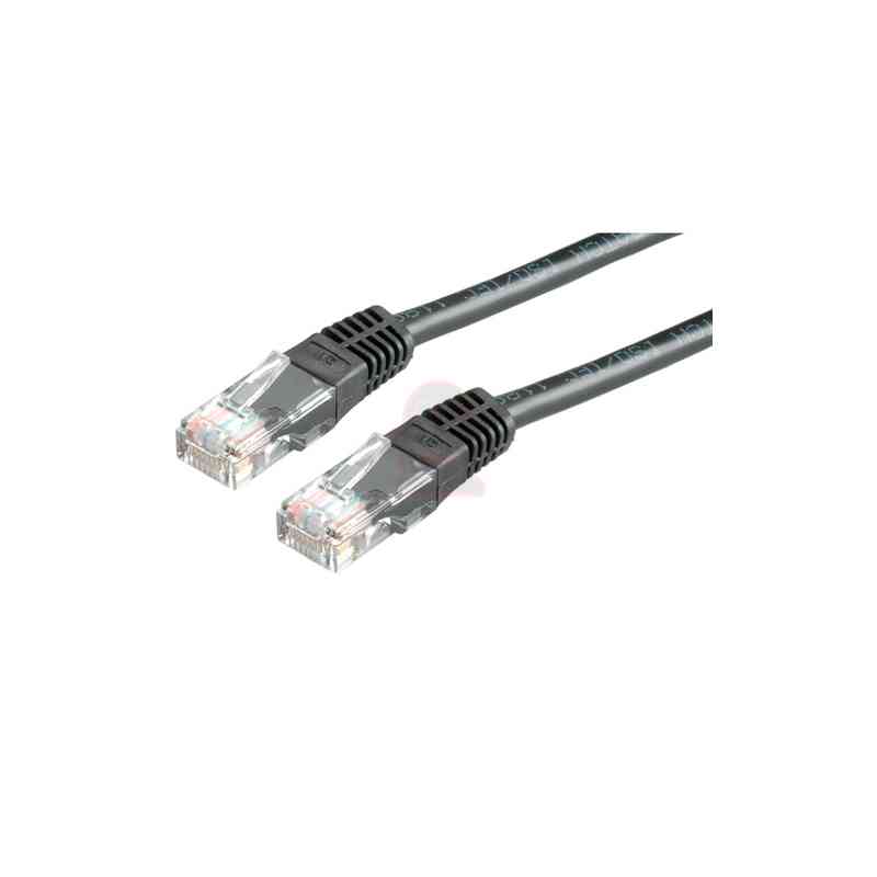 VALUE CAVO UTP PATCHCORD CAT.6/CLASS E, BLACK, 1M