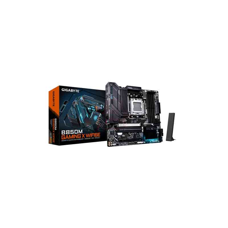 GIGABYTE B850M GAMING X WIFI6E Scheda Madre - Processori AMD Ryzen Serie 9000, VRM Digitale 10+2+2 fasi, fino a 8200MHz DDR5 (OC), 1xPCIe 5.0 + 1xPCIe 4.0 M.2, LAN 2.5, WIFI 6E, USB 3.2 Gen 2.