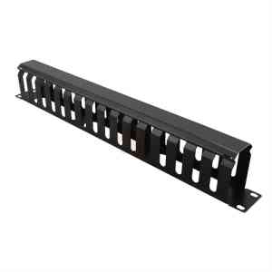 VALUE PIASTRA GESTIONE CAVI, 40X60MM, NERO