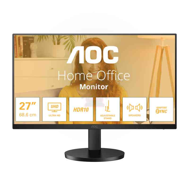 AOC U27B3AF Monitor PC 68,6 cm (27") 3840 x 2160 Pixel 4K Ultra HD LED Nero