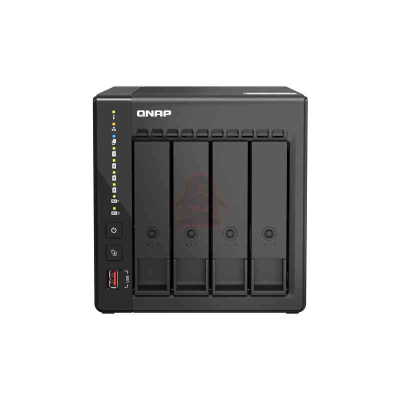 QNAP TS-453E NAS Tower Intel® Celeron® J6412 8 GB 0 TB QNAP QTS Nero
