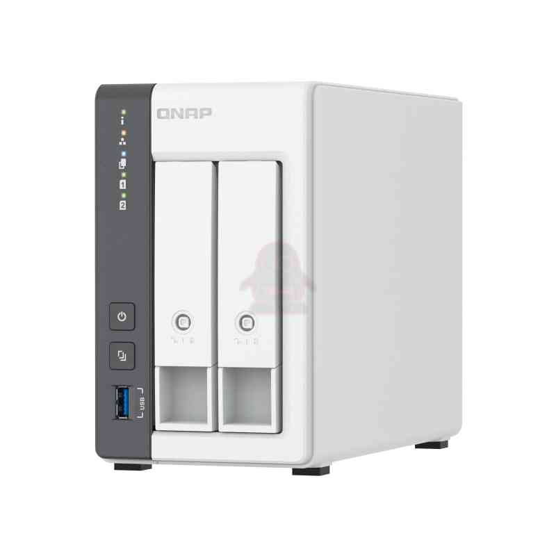 QNAP TS-216G server NAS e di archiviazione Tower Cortex-A Cortex-A55 4 GB HDD Bianco