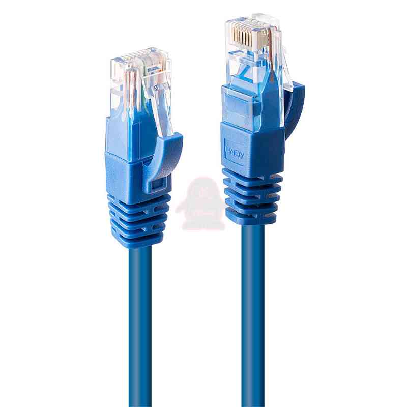 Lindy 48015 cavo di rete Blu 0,3 m Cat6 U/UTP (UTP)