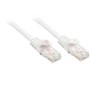 Lindy RJ-45/RJ-45 Cat6 7.5m cavo di rete Bianco 7,5 m U/UTP (UTP)