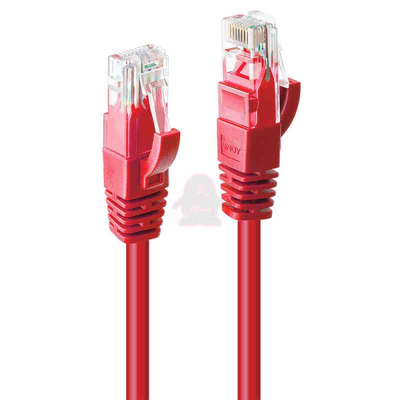 Lindy 48032 cavo di rete Rosso 1 m Cat6 U/UTP (UTP)