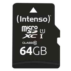 INTENSO MICRO SD UHS-I  PREMIUM CON INCL SD ADAPTER 64GB
