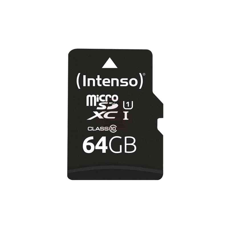 INTENSO MICRO SD UHS-I  PREMIUM CON INCL SD ADAPTER 64GB