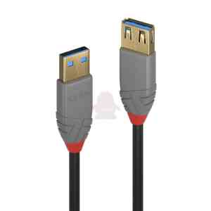 Lindy Prolunga USB 3.2 Tipo A, Anthra Line, 1m