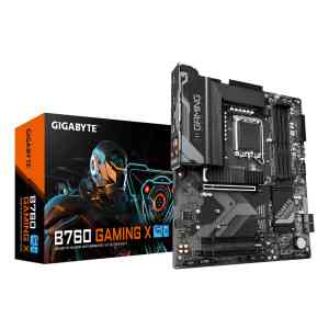 GIGABYTE B760 GAMING X Scheda Madre - Supporta processori Intel Core 14ª generazione, VRM digitale a 8+1+1 fasi, fino a 7600MHz DDR5 (OC), 3x PCIe 4.0 M.2, 2.5GbE LAN, USB 3.2 Gen 2