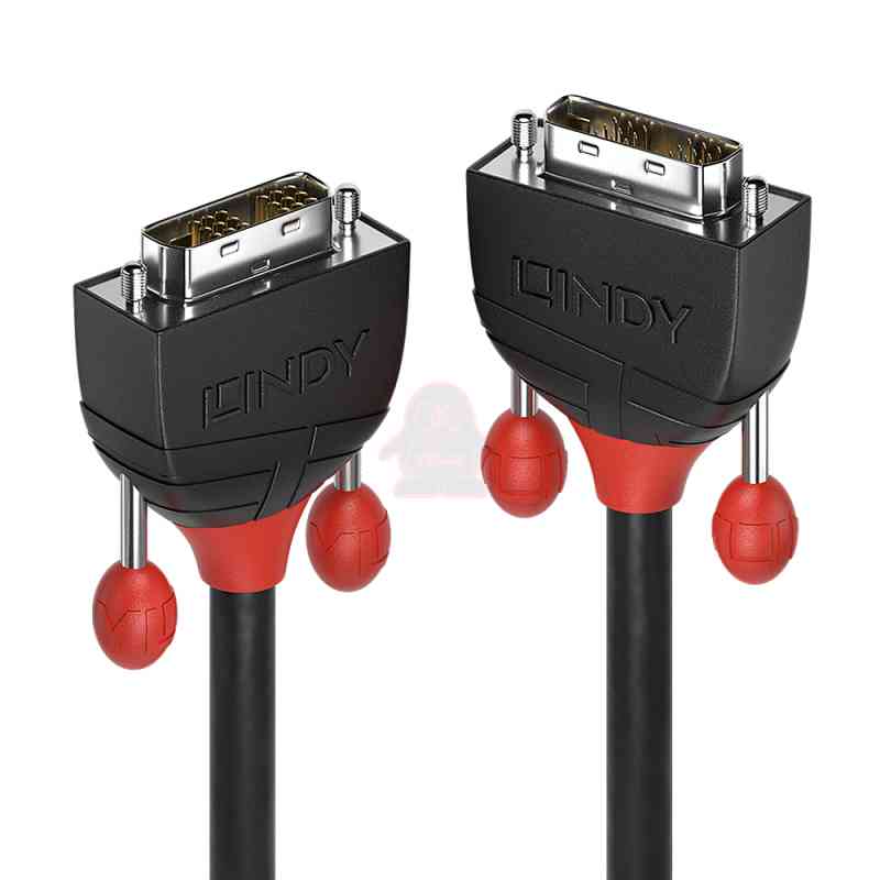 Lindy 36256 cavo DVI 2 m DVI-D Nero