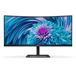 Philips E Line 346E2CUAE/00 Monitor PC 86,4 cm (34") 3440 x 1440 Pixel Wide Quad HD+ LCD Nero