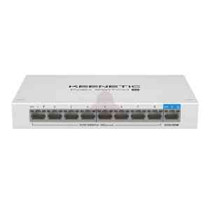 Keenetic PoE+ Switch 9 Switch 9 porte Gigabit con 8 porte PoE+ e 120W di potenza erogabile