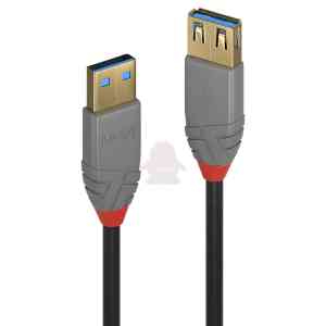 Lindy 36762 cavo USB USB 3.2 Gen 1 (3.1 Gen 1) 2 m USB A Nero
