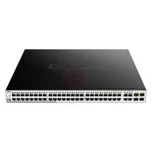 D-Link DGS-1210-52MP switch di rete Gestito L2 Gigabit Ethernet (10/100/1000) 1U Nero