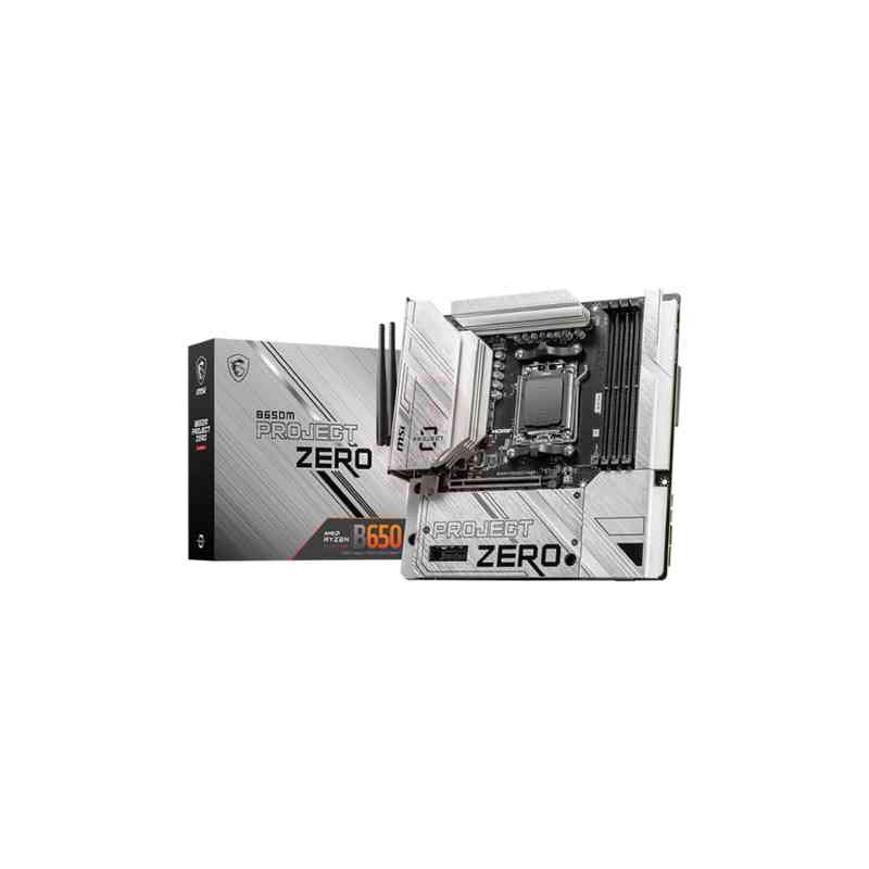 MSI B650M PROJECT ZERO scheda madre AMD B650 Socket AM5 micro ATX