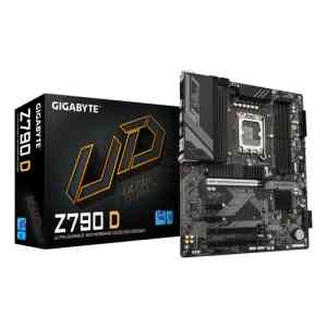 GIGABYTE Z790 D Scheda madre - Supporta CPU Intel Core di 14a generazione, VRM digitale a 12+1+1 fasi, fino a 7600MHz DDR5 (OC), 3xPCIe 4.0 M.2, LAN 2.5GbE, USB 3.2 Gen 2