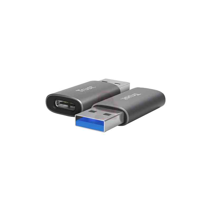 Trust Calyx USB Type-C USB Type-A Grigio