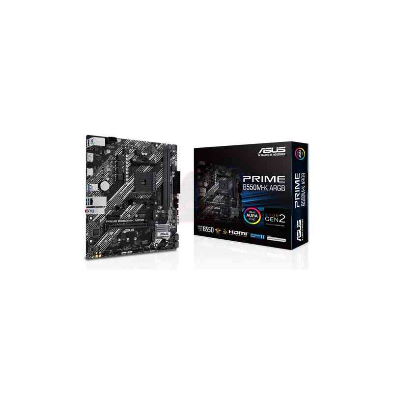 ASUS PRIME B550M-K ARGB AMD B550 Socket AM4 micro ATX