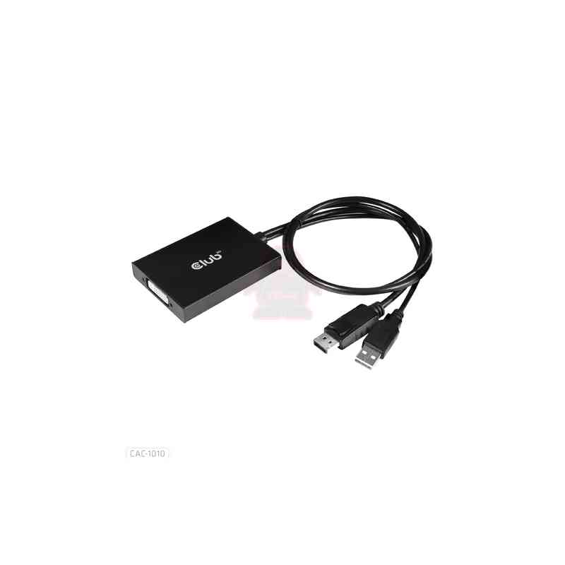 CLUB3D cac-1010 Displayport/usb DVI-I Daul link Nero, Bianco