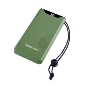 INTENSO POWER BANK  F10000, PD, QUALCOMM QUICK CHARGE 3.0, DIGITAL PERCENTAGE DISPLAY, VERDE