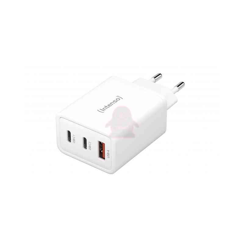 INTENSO ALIMENTATORE FAST 65W 1 ENTRATA USB A + 2 ENTRATE USB C GAN