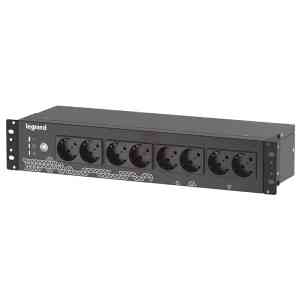 Legrand Keor ASI PDU 800VA FR/GR/IT INPUT 8 GR/IT OUTPUT BLACK gruppo di continuità (UPS) Standby (Offline) 0,8 kVA 480 W 8 presa(e) AC